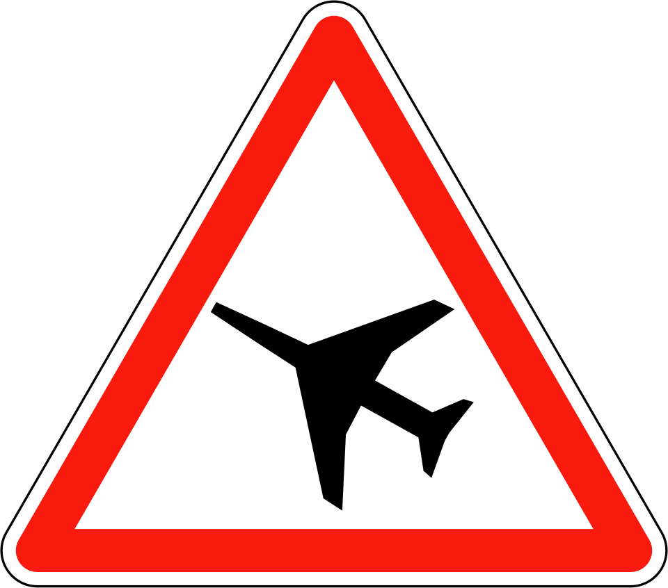 Traversée d'une aire de danger aérien