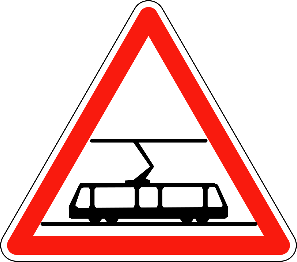 Traversée de voie de tramway