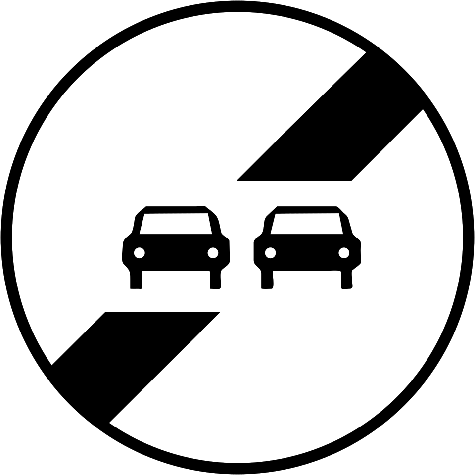 Fin d'interdiction de dépasser
