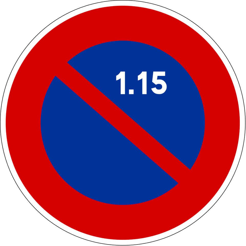 Stationnement interdit du 1er au 15 du mois
