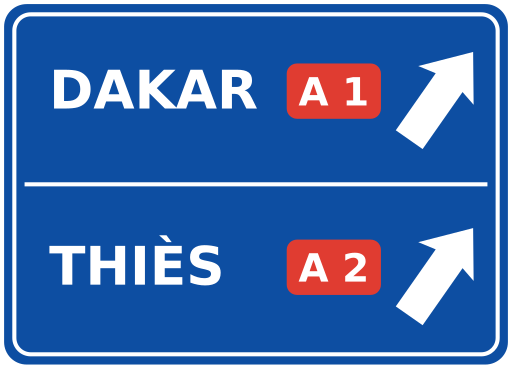 Présignalisation de bifurcation autoroutière