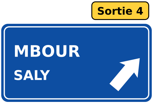 Présignalisation de sortie numérotée