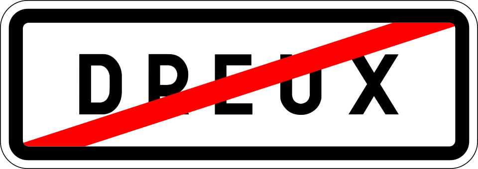 Sortie d'agglomération